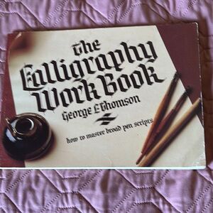 Vintage Calligraphy Work Book 1985